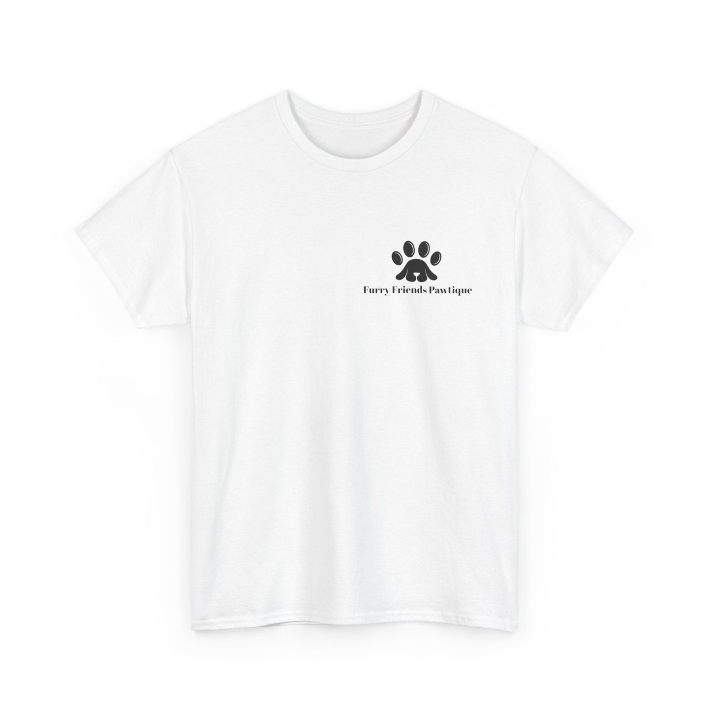 Furry Friends Pawtique logo Unisex Heavy Cotton Tee tshirt shirt