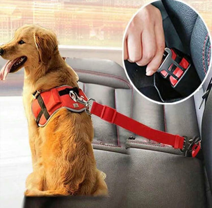 1 Pc Pet Car Seat Belt, Retractable Safety Leash For Dogs, Pet Leash, Car Seat Belt Nylon Seat Belt, Heavy Duty Durable Car Seat Belt For Dogs