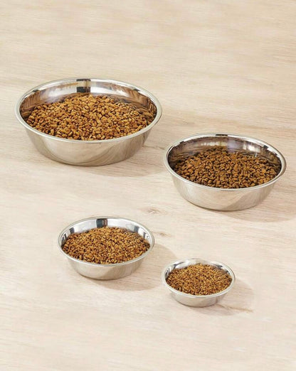 Stainless Steel Pet Bowl. For dogs, puppies, cats and kittens