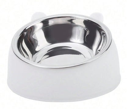 1pc Tilted Cat small Feeding Bowl pet dish