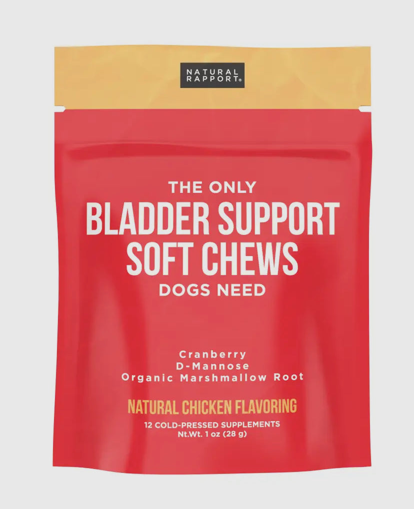 The Only Bladder Support Soft Chews Dogs Need; supplement