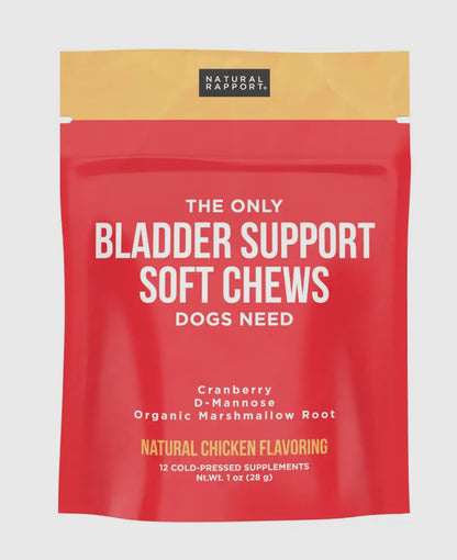 The Only Bladder Support Soft Chews Dogs Need; supplement