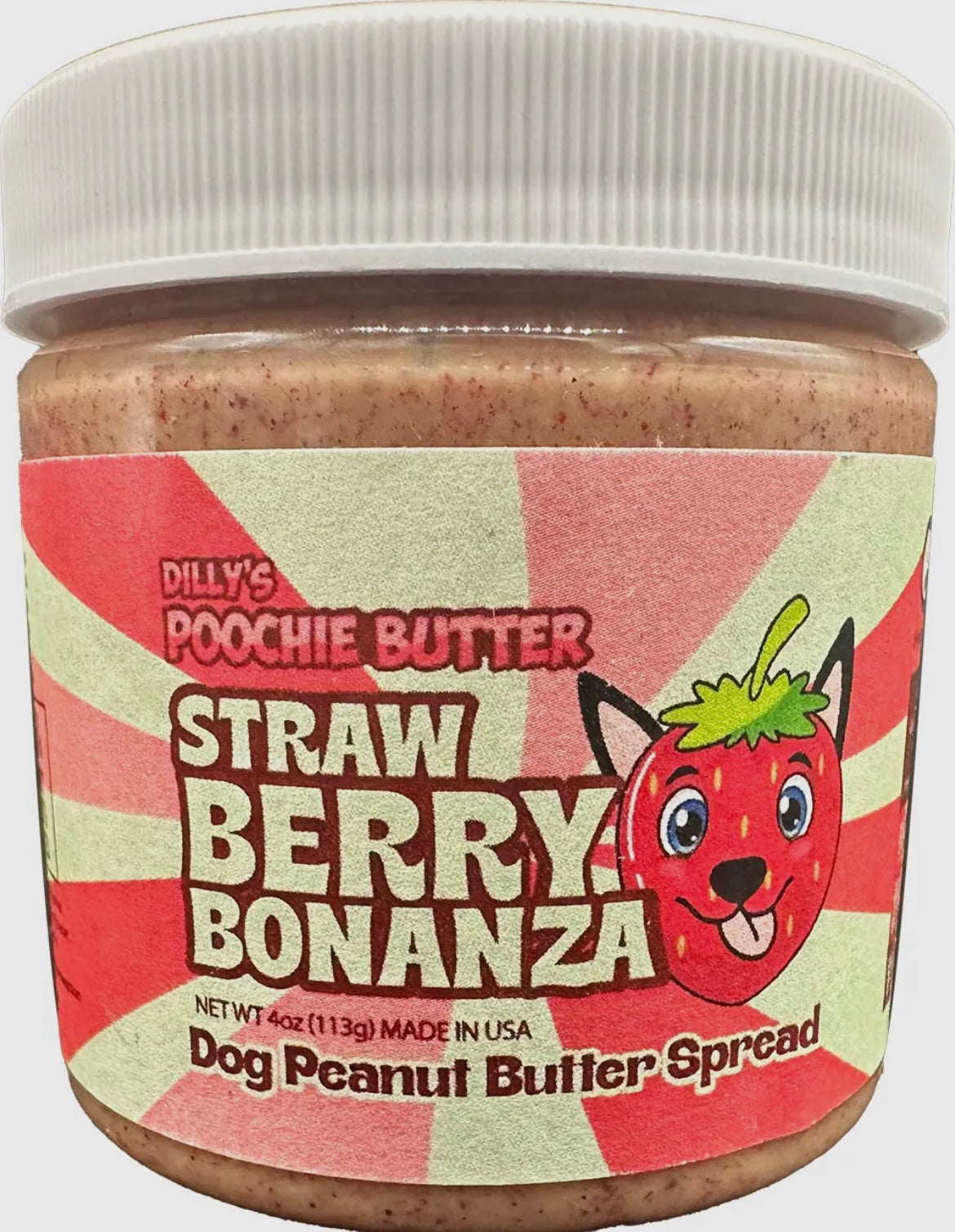 Poochie Butter - Dog Peanut Butter Flavored Jar 4oz