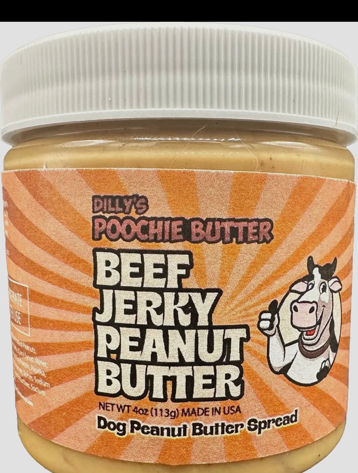 Poochie Butter - Dog Peanut Butter Flavored Jar 4oz