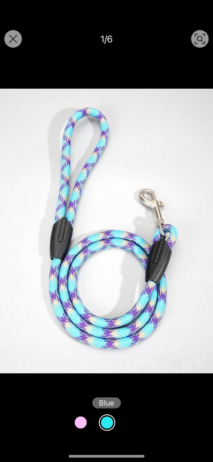 1pc Colorblock Pet Leash For Dog Puppy Pet