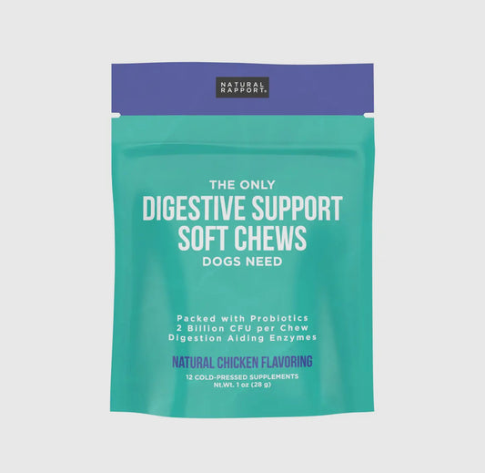 The Only Digestive Support Soft Chews Dogs Need; supplements