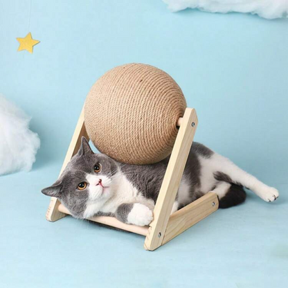 Ball Board Grinding Claw Grasping Ball Interactive Cat Kitten Toy