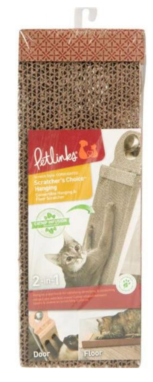 Pet Links Choice Hanging Corrugate Cat Scratcher with Infused Catnip