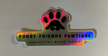 Furry Friends Pawtique Sticker