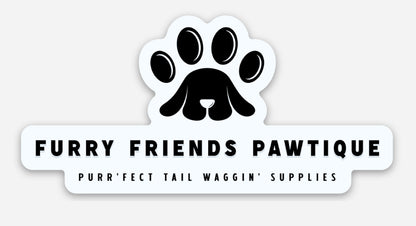 Furry Friends Pawtique Sticker