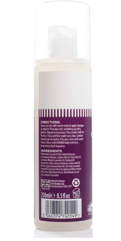 HOWND Keep Calm Conditioning Shampoo For Anxious Or Stressed Pets - Made With Lavender & Patchouli - Deeply Cleanses & Conditions - Reduces Shedding - Vegan, Cruelty Free, No Junk Ingredients - 8.45oz